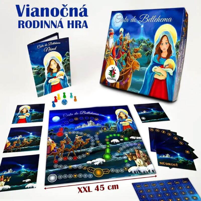 Vianočná spoločenská hra Cesta do Betlehema