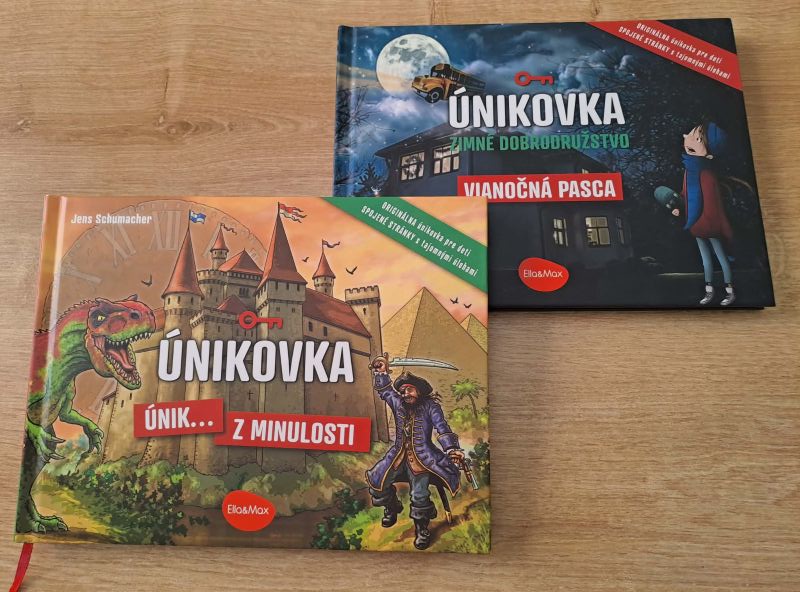 Knižné únikovky pre deti od Ella&Max