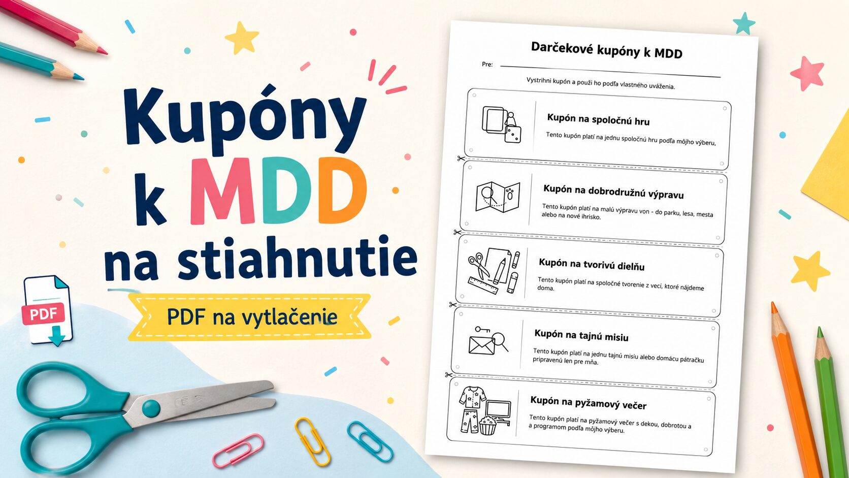 Kupóny na Deň detí