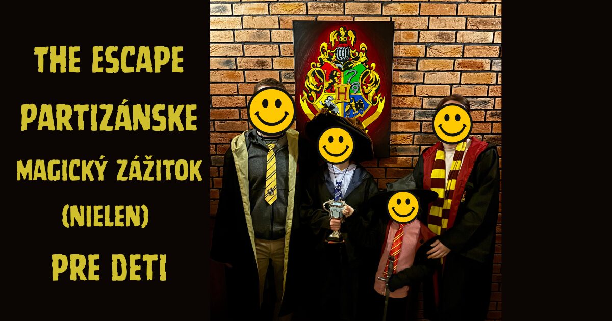 Fotografia z rodinného výletu v The Escape Partizanske