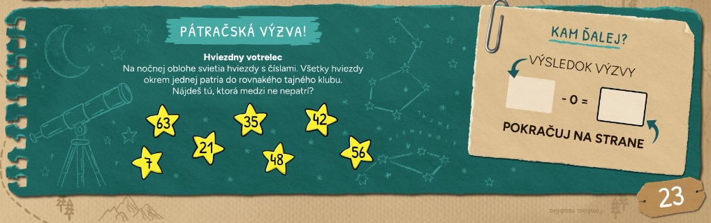 Ukážka z knihy Veľká pátračka po Slovensku - ukážka pátračskej úlohy