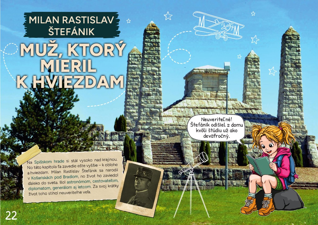 Ukážka z knihy Veľká pátračka po Slovensku - kapitola o M. R. Štefánikovi